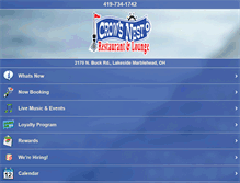 Tablet Screenshot of crowsnestohio.com